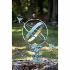 Good Directions 28 in. Verdigris Atlas Armillary Sundial with Brass Accents 14 Good Directions 28 in. Verdigris Atlas Armillary Sundial with Brass Accents -Cheap Good Directions Store good directions sundials sd100v1 fa 1000