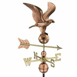 Good Directions American Eagle Weathervane - Polished Copper