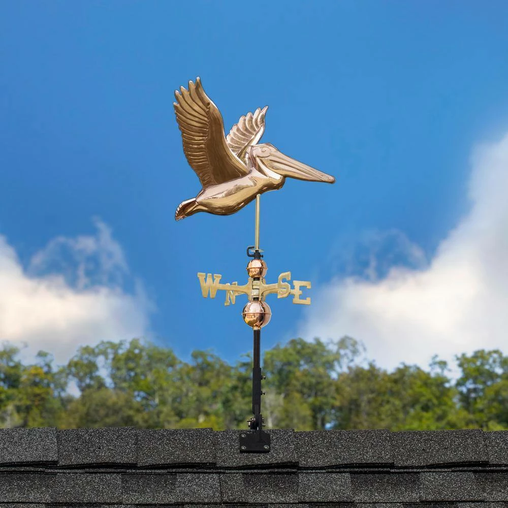Good Directions Pelican Weathervane - Pure Copper 5 Good Directions Pelican Weathervane - Pure Copper - Image 3