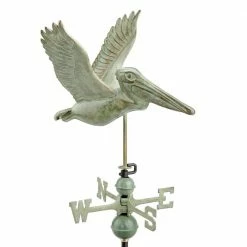 Good Directions Pelican Weathervane- Blue Verde Copper