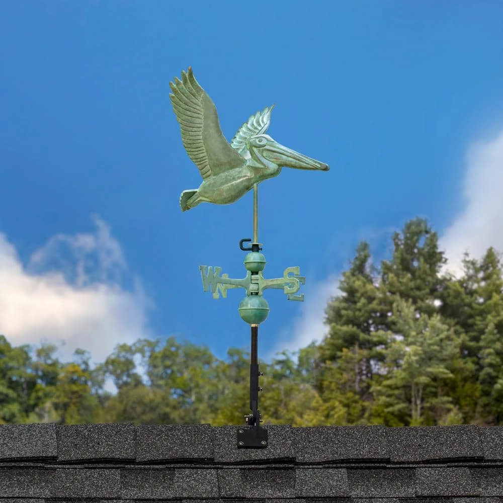 Good Directions Pelican Weathervane- Blue Verde Copper 5 Good Directions Pelican Weathervane- Blue Verde Copper - Image 3