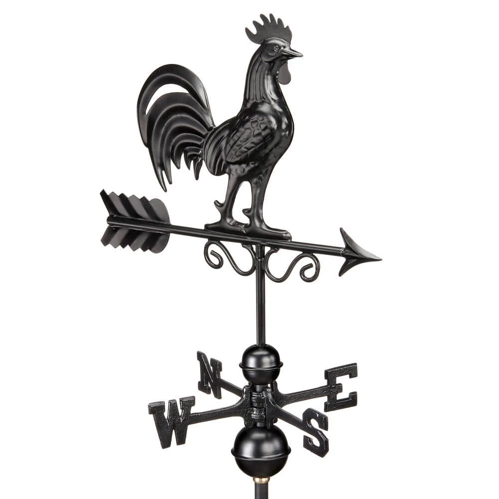 Good Directions Bantam Rooster Weathervane 1975K - Black 3 Good Directions Bantam Rooster Weathervane 1975K - Black