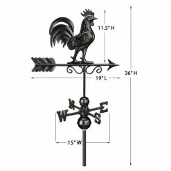 Good Directions Bantam Rooster Weathervane 1975K - Black 19 Good Directions Bantam Rooster Weathervane 1975K - Black -Cheap Good Directions Store good directions weathervanes 1975k 76 1000