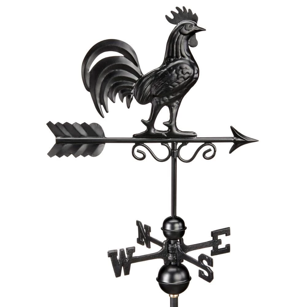 Good Directions Bantam Rooster Weathervane 1975K - Black 6 Good Directions Bantam Rooster Weathervane 1975K - Black - Image 4