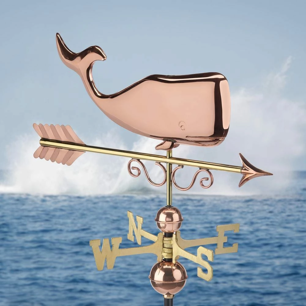 Good Directions Pure Copper Save the Whales Weathervane 9 Good Directions Pure Copper Save the Whales Weathervane - Image 7