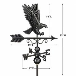 Good Directions Majestic Eagle Weathervane 1979K- Black 13 Good Directions Majestic Eagle Weathervane 1979K- Black -Cheap Good Directions Store good directions weathervanes 1979k 44 1000