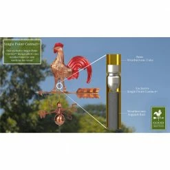 Good Directions Rooster Weathervane - Pure Copper Hand Finished Multi-Color Patina 15 Good Directions Rooster Weathervane - Pure Copper Hand Finished Multi-Color Patina -Cheap Good Directions Store good directions weathervanes 501red 66 1000