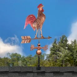 Good Directions Large Rooster Weathervane - Pure Copper Hand Finished Multi-Color Patina 18 Good Directions Large Rooster Weathervane - Pure Copper Hand Finished Multi-Color Patina -Cheap Good Directions Store good directions weathervanes 515red 1f 1000