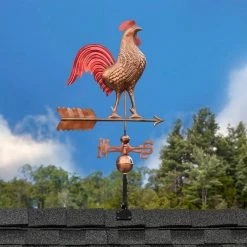 Good Directions Large Rooster Weathervane - Pure Copper Hand Finished Multi-Color Patina 17 Good Directions Large Rooster Weathervane - Pure Copper Hand Finished Multi-Color Patina -Cheap Good Directions Store good directions weathervanes 515red 4f 1000