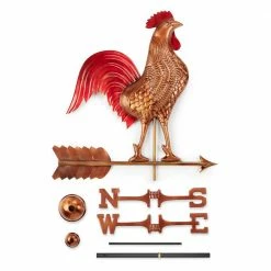 Good Directions Large Rooster Weathervane - Pure Copper Hand Finished Multi-Color Patina 20 Good Directions Large Rooster Weathervane - Pure Copper Hand Finished Multi-Color Patina -Cheap Good Directions Store good directions weathervanes 515red fa 1000