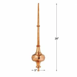 Good Directions 28" Morgana Pure Copper Rooftop Finial with Roof Mount 11 Good Directions 28" Morgana Pure Copper Rooftop Finial with Roof Mount -Cheap Good Directions Store good directions weathervanes 713 4f 1000