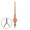 Good Directions 27" Victoria Pure Copper Rooftop Finial with Roof Mount 2 Good Directions 27" Victoria Pure Copper Rooftop Finial with Roof Mount -Cheap Good Directions Store good directions weathervanes 742 64 1000