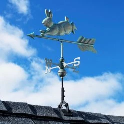 Good Directions Rabbit Cottage Weathervane - Blue Verde Copper with Roof Mount 11 Good Directions Rabbit Cottage Weathervane - Blue Verde Copper with Roof Mount -Cheap Good Directions Store good directions weathervanes 809v1r 44 1000