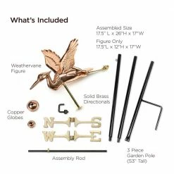 Good Directions Blue Heron Garden Weathervane - Pure Copper with Garden Pole 11 Good Directions Blue Heron Garden Weathervane - Pure Copper with Garden Pole -Cheap Good Directions Store good directions weathervanes 8805pg 4f 1000