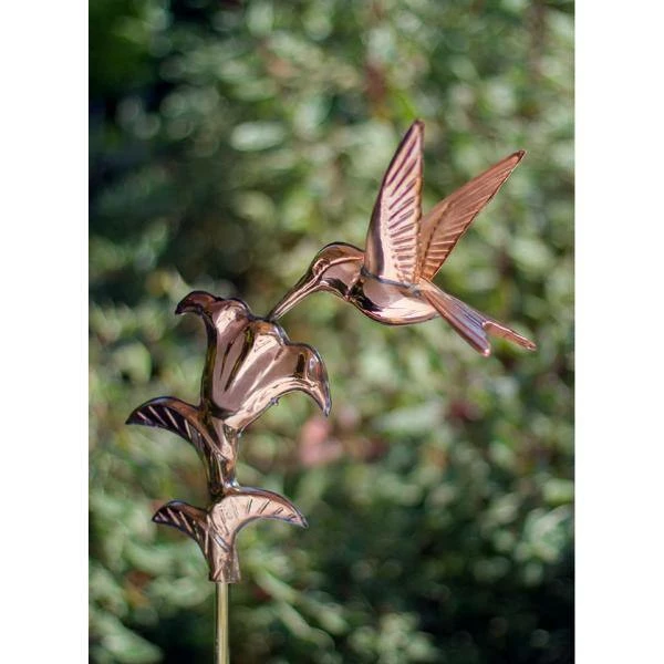 Good Directions Hummingbird Cottage Weathervane - Pure Copper with Roof Mount 6 Good Directions Hummingbird Cottage Weathervane - Pure Copper with Roof Mount - Image 4