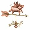 Good Directions Flying Pig Cottage Weathervane - Pure Copper with Roof Mount 1 Good Directions Flying Pig Cottage Weathervane - Pure Copper with Roof Mount -Cheap Good Directions Store good directions weathervanes 8840pr 64 1000