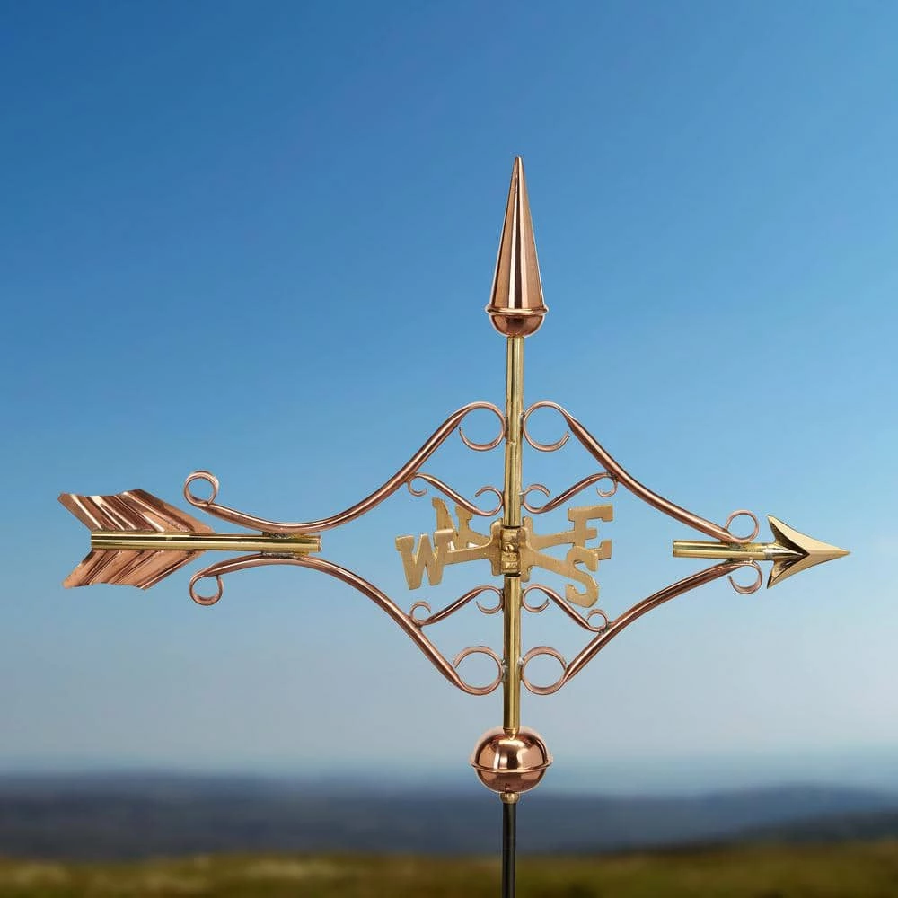 Good Directions Victorian Arrow Cottage Weathervane - Pure Copper with Roof Mount 6 Good Directions Victorian Arrow Cottage Weathervane - Pure Copper with Roof Mount - Image 4