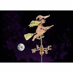 Good Directions Witch Cottage Weathervane - Pure Copper with Roof Mount -Cheap Good Directions Store good directions weathervanes 8849pr 1f 1000