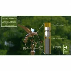 Good Directions Hummingbird with Flowers Weathervane - Pure Copper 10 Good Directions Hummingbird with Flowers Weathervane - Pure Copper -Cheap Good Directions Store good directions weathervanes 913p 40 1000
