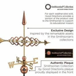 Good Directions Smithsonian Arrow Weathervane - Pure Copper 10 Good Directions Smithsonian Arrow Weathervane - Pure Copper -Cheap Good Directions Store good directions weathervanes 954p 4f 1000