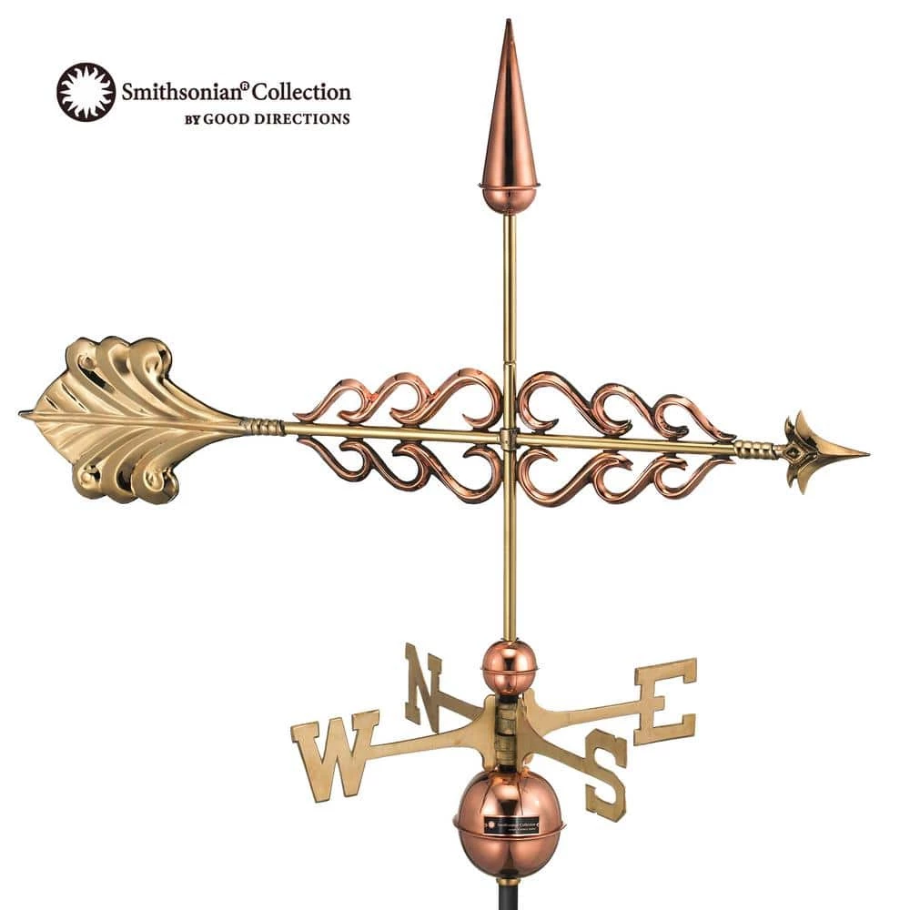 Good Directions Smithsonian Arrow Weathervane - Pure Copper 3 Good Directions Smithsonian Arrow Weathervane - Pure Copper