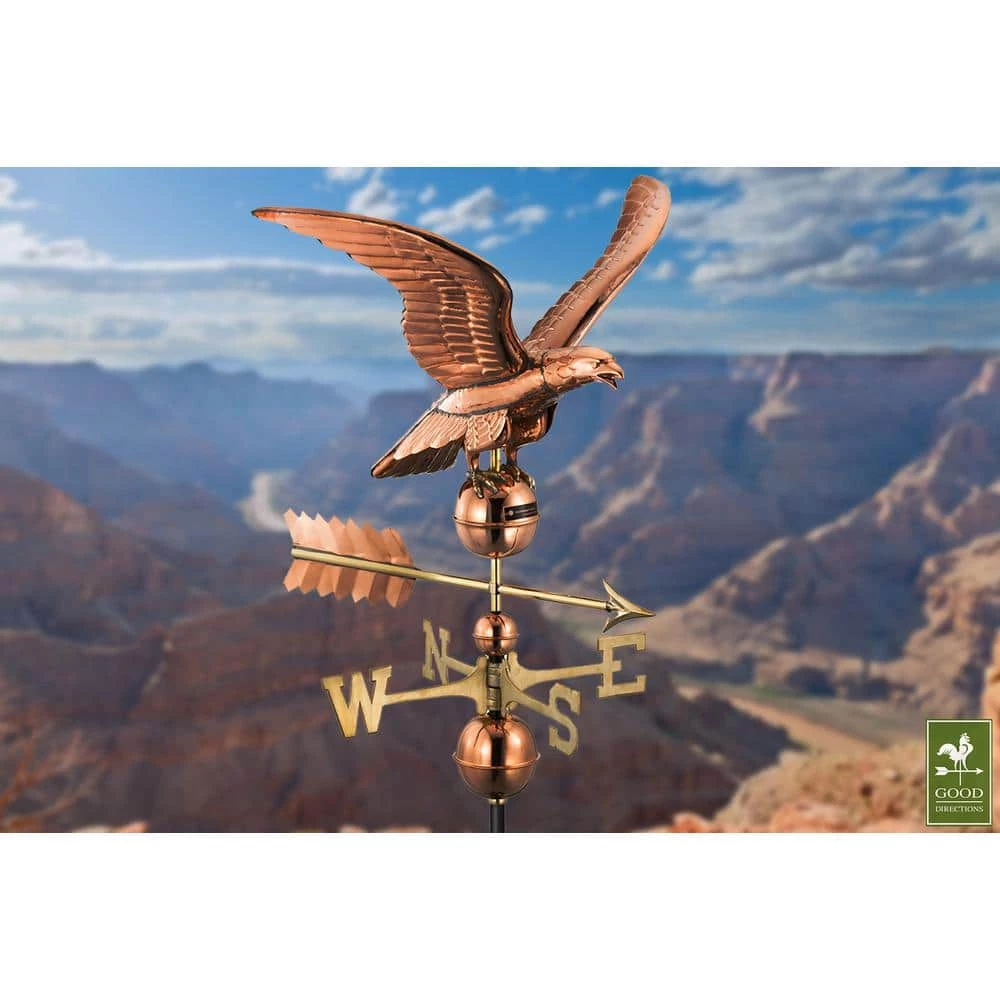 Good Directions Smithsonian Eagle Weathervane - Pure Copper 6 Good Directions Smithsonian Eagle Weathervane - Pure Copper - Image 4