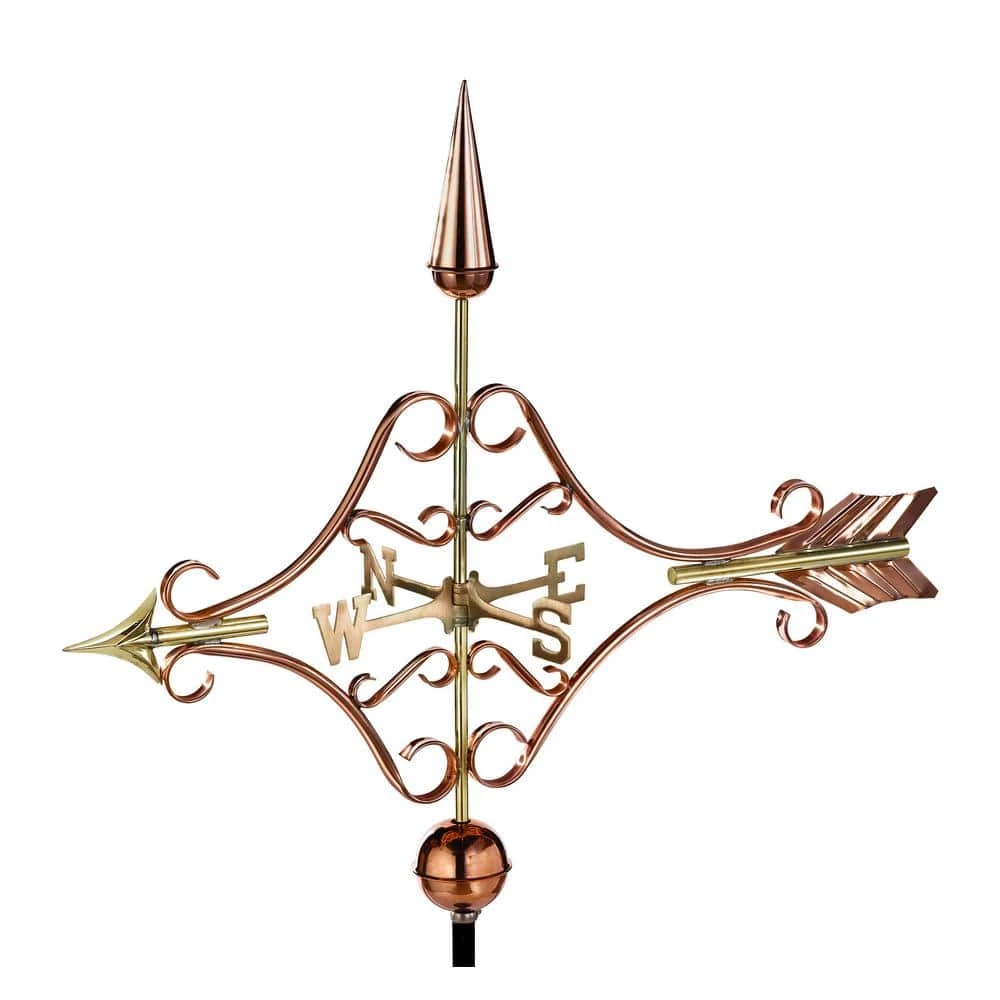 Good Directions Victorian Arrow Weathervane - Pure Copper 3 Good Directions Victorian Arrow Weathervane - Pure Copper