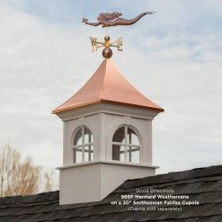Good Directions Mermaid with Starfish Weathervane - Pure Copper -Cheap Good Directions Store good directions weathervanes 966p 1f 1000