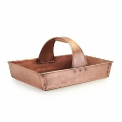 Good Directions Large Pure Copper Garden Trug Basket