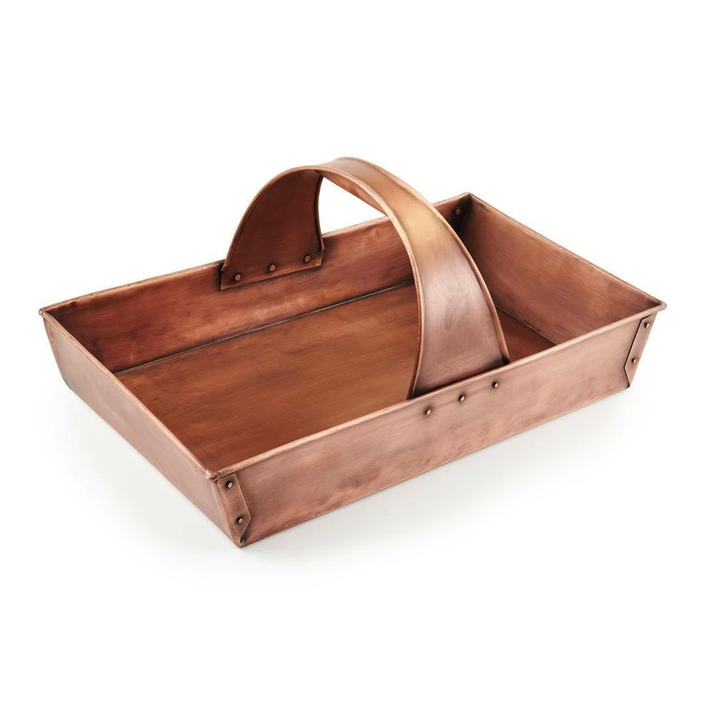 Good Directions Large Pure Copper Garden Trug Basket 4 Good Directions Large Pure Copper Garden Trug Basket - Image 2