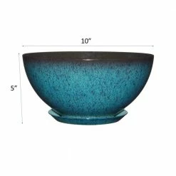 Classic Home & Garden 10 in. Indigo Speckle Rosie Bowl Resin Planter 9 Classic Home & Garden 10 in. Indigo Speckle Rosie Bowl Resin Planter -Cheap Good Directions Store indigo speckle classic home garden plant pots 9010d 375r 1f 1000