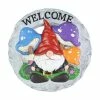 Exhart Welcome Gnome with Mushrooms Hand Painted 9.88 in. x 9.8 in. x 1.22 in. Mushrooms Resin Step Stone 2 Exhart Welcome Gnome with Mushrooms Hand Painted 9.88 in. x 9.8 in. x 1.22 in. Mushrooms Resin Step Stone -Cheap Good Directions Store multicolor exhart stepping stones 72938 rs 64 1000