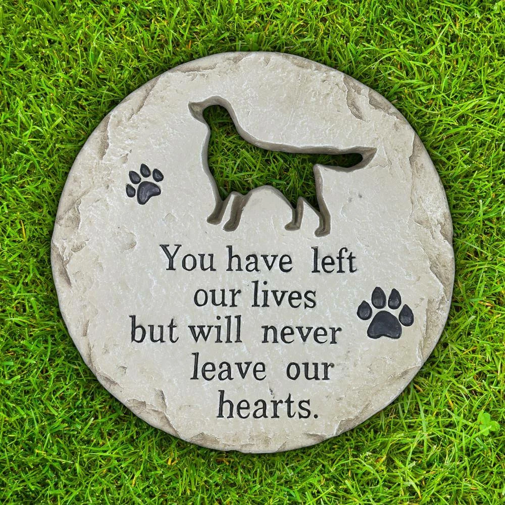 Exhart Dog Memorial Marker 11.75 in. x 11.75 in. x 0.875 in. Dog Memorial Magnesium Step Stone 10 Exhart Dog Memorial Marker 11.75 in. x 11.75 in. x 0.875 in. Dog Memorial Magnesium Step Stone - Image 8