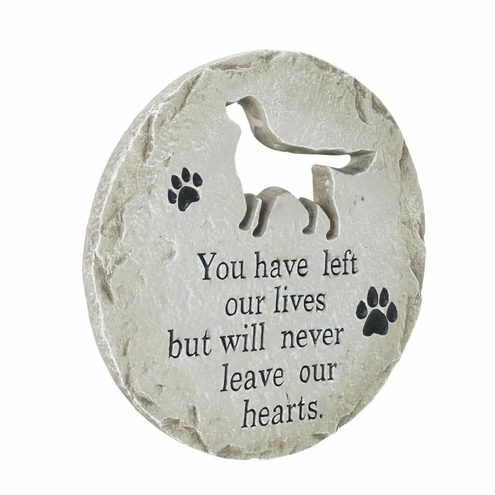 Exhart Dog Memorial Marker 11.75 in. x 11.75 in. x 0.875 in. Dog Memorial Magnesium Step Stone 7 Exhart Dog Memorial Marker 11.75 in. x 11.75 in. x 0.875 in. Dog Memorial Magnesium Step Stone - Image 5
