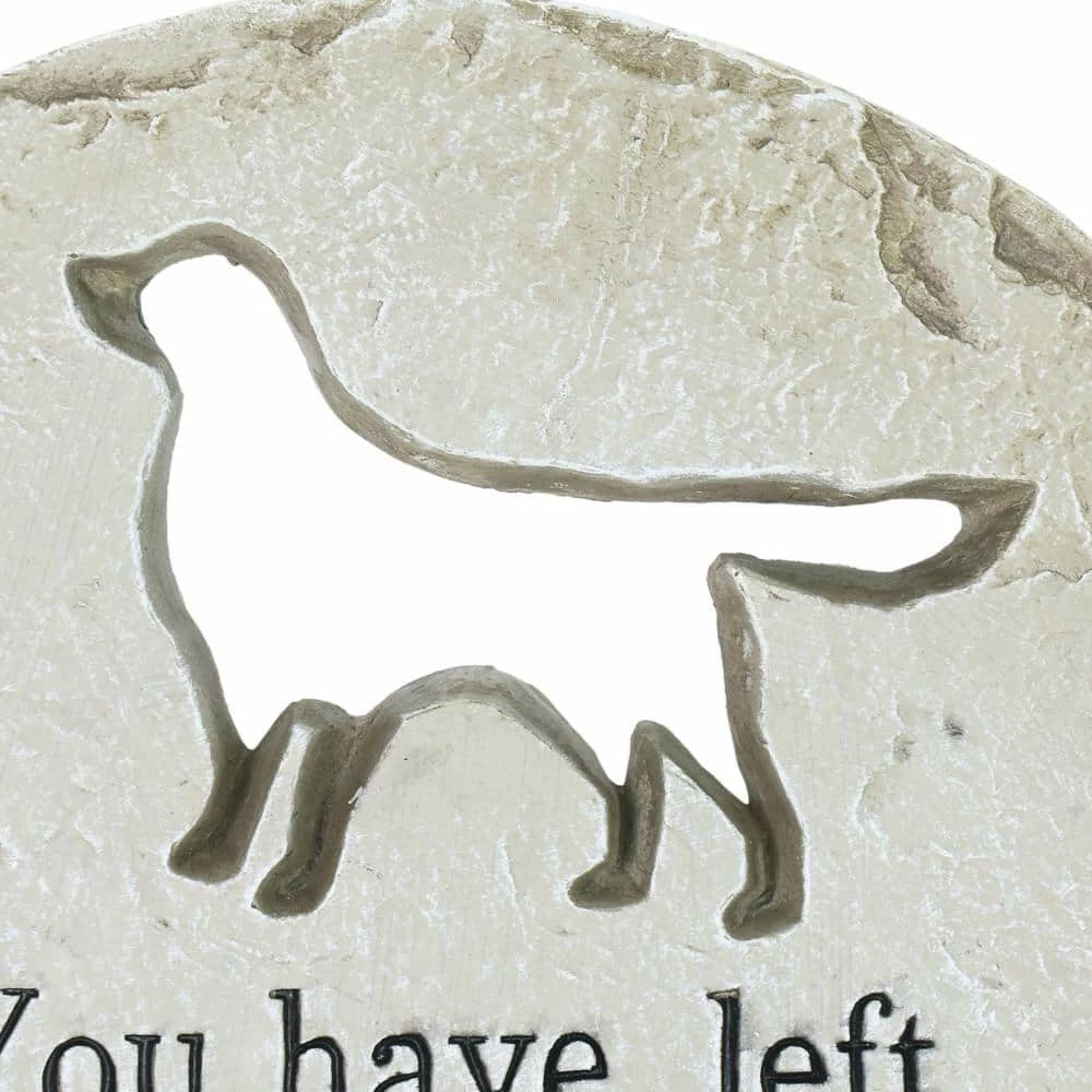 Exhart Dog Memorial Marker 11.75 in. x 11.75 in. x 0.875 in. Dog Memorial Magnesium Step Stone 5 Exhart Dog Memorial Marker 11.75 in. x 11.75 in. x 0.875 in. Dog Memorial Magnesium Step Stone - Image 3