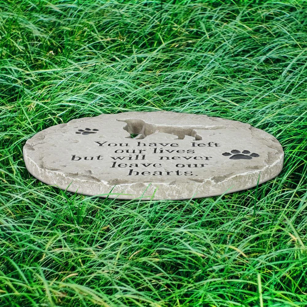Exhart Dog Memorial Marker 11.75 in. x 11.75 in. x 0.875 in. Dog Memorial Magnesium Step Stone 9 Exhart Dog Memorial Marker 11.75 in. x 11.75 in. x 0.875 in. Dog Memorial Magnesium Step Stone - Image 7