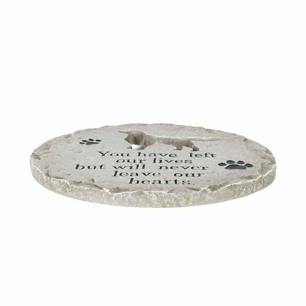 Exhart Dog Memorial Marker 11.75 in. x 11.75 in. x 0.875 in. Dog Memorial Magnesium Step Stone 8 Exhart Dog Memorial Marker 11.75 in. x 11.75 in. x 0.875 in. Dog Memorial Magnesium Step Stone - Image 6