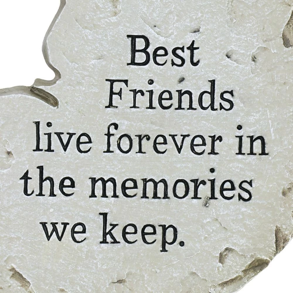 Exhart Cat Memorial Marker 11.75 in. x 11.75 in. x 0.875 in. Cat Memorial Magnesium Step Stone 4 Exhart Cat Memorial Marker 11.75 in. x 11.75 in. x 0.875 in. Cat Memorial Magnesium Step Stone - Image 2