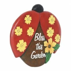 Exhart Ladybug Bless This Garden 9.45 in. x 9.06 in. x 0.91 in. Ladybug Magnesium Step Stone 11 Exhart Ladybug Bless This Garden 9.45 in. x 9.06 in. x 0.91 in. Ladybug Magnesium Step Stone -Cheap Good Directions Store multicolor exhart stepping stones 73192 rs 1f 1000