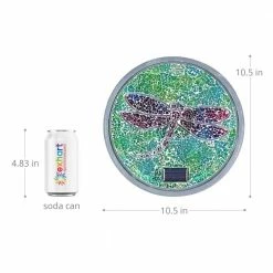 Exhart Solar Mosaic Dragonfly 10.04 in. x 10.04 in. x 1.57 in. Dragonfly Resin Step Stone 13 Exhart Solar Mosaic Dragonfly 10.04 in. x 10.04 in. x 1.57 in. Dragonfly Resin Step Stone -Cheap Good Directions Store multicolor exhart stepping stones 74303 rs 1f 1000