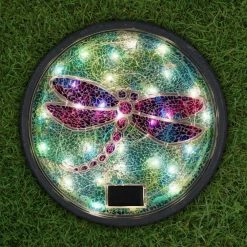 Exhart Solar Mosaic Dragonfly 10.04 in. x 10.04 in. x 1.57 in. Dragonfly Resin Step Stone 17 Exhart Solar Mosaic Dragonfly 10.04 in. x 10.04 in. x 1.57 in. Dragonfly Resin Step Stone -Cheap Good Directions Store multicolor exhart stepping stones 74303 rs 31 1000