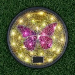 Exhart Solar Mosaic Butterfly 10.04 in. x 10.04 in. x 1.57 in. Butterfly Resin Step Stone 21 Exhart Solar Mosaic Butterfly 10.04 in. x 10.04 in. x 1.57 in. Butterfly Resin Step Stone -Cheap Good Directions Store multicolor exhart stepping stones 74304 rs 31 1000
