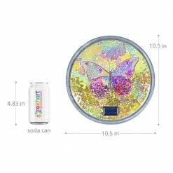 Exhart Solar Mosaic Butterfly 10.04 in. x 10.04 in. x 1.57 in. Butterfly Resin Step Stone 16 Exhart Solar Mosaic Butterfly 10.04 in. x 10.04 in. x 1.57 in. Butterfly Resin Step Stone -Cheap Good Directions Store multicolor exhart stepping stones 74304 rs 4f 1000