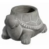 Classic Home & Garden Large Natural Cement Turtle Planter