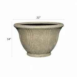 Classic Home & Garden 22 in. Natural Lava Stone Low Dorset Pot Planter 9 Classic Home & Garden 22 in. Natural Lava Stone Low Dorset Pot Planter -Cheap Good Directions Store natural classic home garden plant pots ls7410 1f 1000