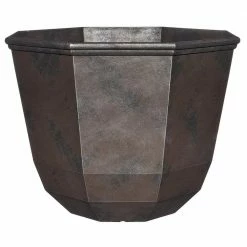 Classic Home & Garden 15 in. Northern Lights Shaina Resin Planter