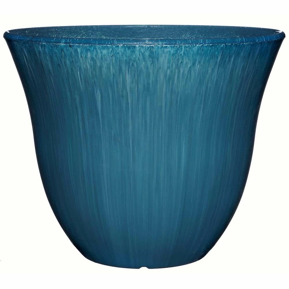 Classic Home & Garden Honeysuckle 13 in. Ocean Resin Planter 3 Classic Home & Garden Honeysuckle 13 in. Ocean Resin Planter