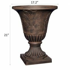 Classic Home & Garden Oakmont 21 in. Onyx Resin Urn 9 Classic Home & Garden Oakmont 21 in. Onyx Resin Urn -Cheap Good Directions Store onyx classic home garden plant pots 3 805x 1 1f 1000
