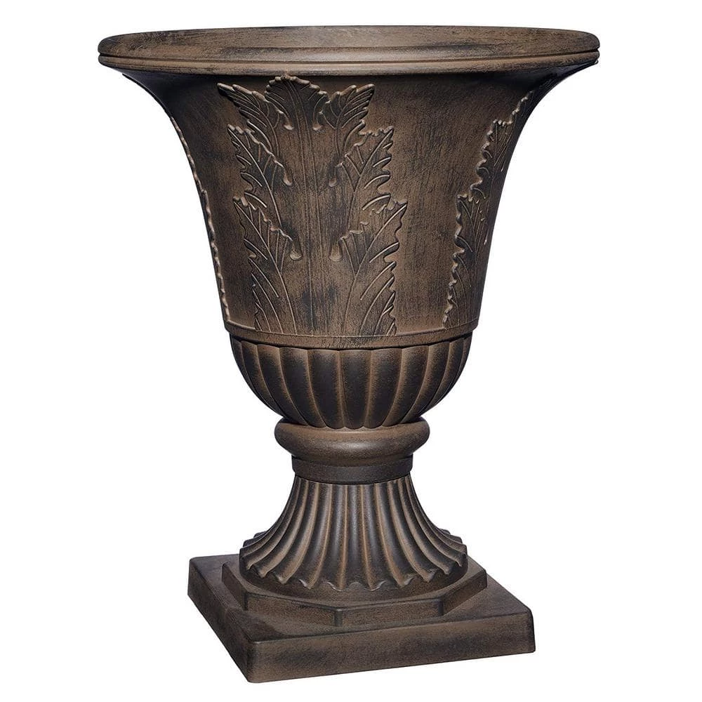 Classic Home & Garden Oakmont 21 in. Onyx Resin Urn 3 Classic Home & Garden Oakmont 21 in. Onyx Resin Urn