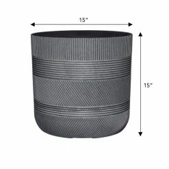 Classic Home & Garden Richmond 15 in. x 15 in. Raven Wash Resin Self-Watering Planter 7 Classic Home & Garden Richmond 15 in. x 15 in. Raven Wash Resin Self-Watering Planter -Cheap Good Directions Store raven wash classic home garden plant pots hd1432d 401r 4f 1000